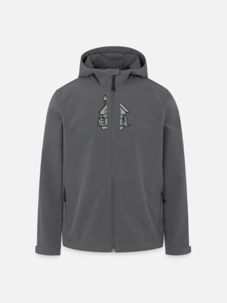 Kuckucksuhr 2 - Recycelte Männer Softshell-Jacke von Stanley/Stella - Schwarz