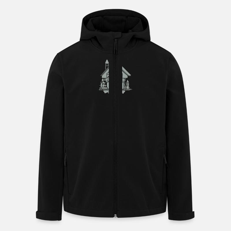 Kuckucksuhr 2 - Recycelte Männer Softshell-Jacke von Stanley/Stella - Schwarz