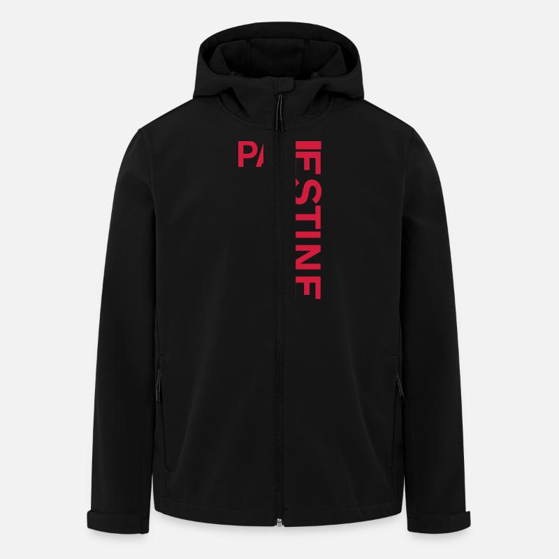 FreedomProject0 copy - Men’s Recycled Softshell Jacket by Stanley/Stella - black