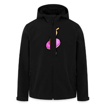 BananaLove - Recycelte Männer Softshell-Jacke von Stanley/Stella - Schwarz - Vorne - AI Model Male 185 light (185cm)