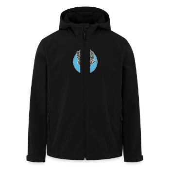 Shivaeis - Recycelte Männer Softshell-Jacke von Stanley/Stella - Schwarz - Vorne - AI Model Male 185 light (185cm)