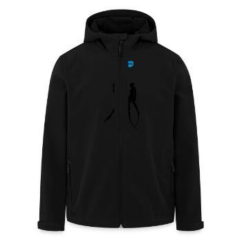 Never Alone II - Recycelte Männer Softshell-Jacke von Stanley/Stella - Schwarz - Vorne - AI Model Male 185 light (185cm)