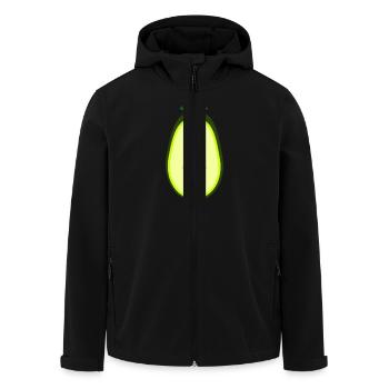 Baby i love you (b) - Recycelte Männer Softshell-Jacke von Stanley/Stella - Schwarz - Vorne - AI Model Male 185 light (185cm)