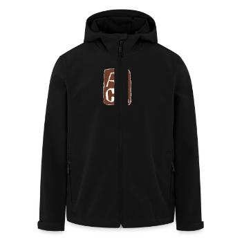 IMG 0212 - Recycelte Männer Softshell-Jacke von Stanley/Stella - Schwarz - Vorne - AI Model Male 185 light (185cm)