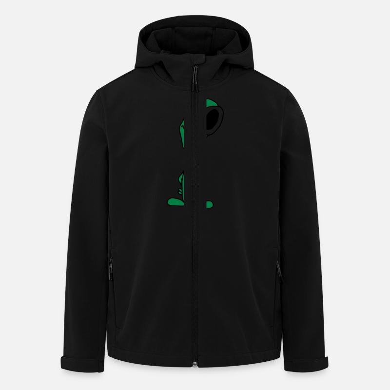 Mr. Alien - Recycelte Männer Softshell-Jacke von Stanley/Stella - Schwarz