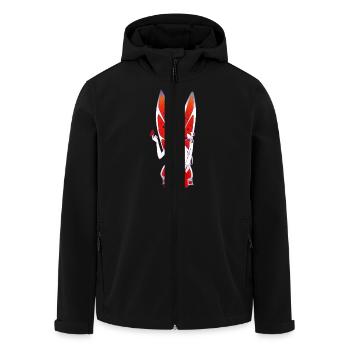 fée du printemps - Veste softshell homme en polyester recyclé Stanley/Stella - noir - Devant - AI Model Male 185 light (185cm)
