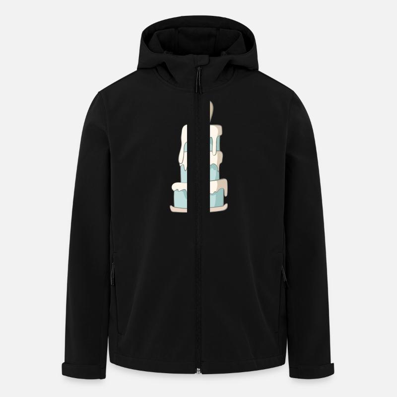 wedding cake - Men’s Recycled Softshell Jacket by Stanley/Stella - black