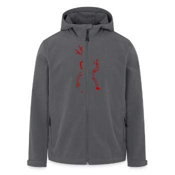 Roboter - Recycelte Männer Softshell-Jacke von Stanley/Stella - Schwarz - Vorne - AI Model Male 185 light (185cm)