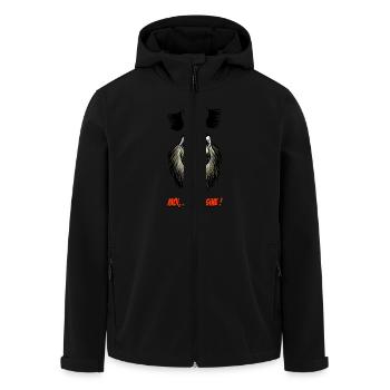 Das Schwein, das mich Kitchen! - Recycelte Männer Softshell-Jacke von Stanley/Stella - Schwarz - Vorne - AI Model Male 185 light (185cm)