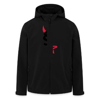 paragraph § - Veste softshell homme en polyester recyclé Stanley/Stella - noir - Devant - AI Model Male 185 light (185cm)