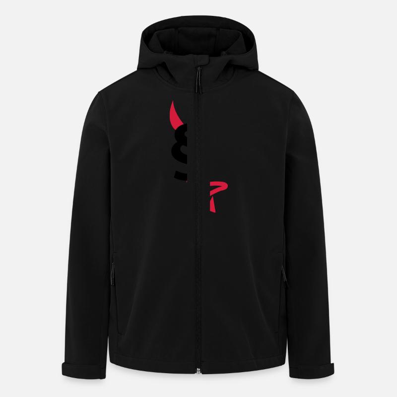 paragraph § - Men’s Recycled Softshell Jacket by Stanley/Stella - black