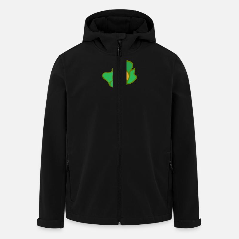 Blümchen - Recycelte Männer Softshell-Jacke von Stanley/Stella - Schwarz