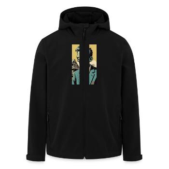 Zombie | Horror | gruselig | Halloween - Recycelte Männer Softshell-Jacke von Stanley/Stella - Schwarz - Vorne - AI Model Male 185 light (185cm)