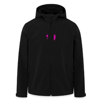 70th Birthday - Men’s Recycled Softshell Jacket by Stanley/Stella - black - Front - AI Model Male 185 light (185cm)