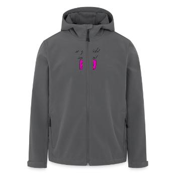 60.Geburtstag - Recycelte Männer Softshell-Jacke von Stanley/Stella - Schwarz - Vorne - AI Model Male 185 light (185cm)