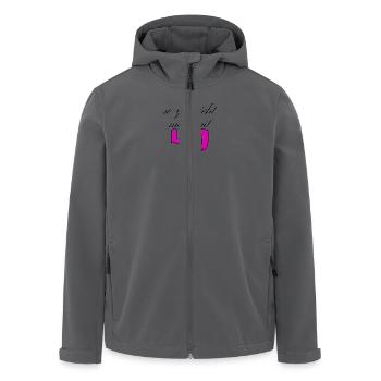 40. Geburtstag - Recycelte Männer Softshell-Jacke von Stanley/Stella - Schwarz - Vorne - AI Model Male 185 light (185cm)
