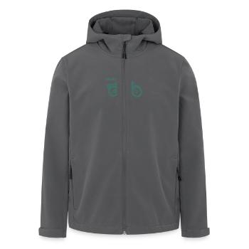 Simson Spatz - Recycelte Männer Softshell-Jacke von Stanley/Stella - Schwarz - Vorne - AI Model Male 185 light (185cm)