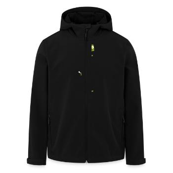 Zombie - Recycelte Männer Softshell-Jacke von Stanley/Stella - Schwarz - Vorne - AI Model Male 185 light (185cm)