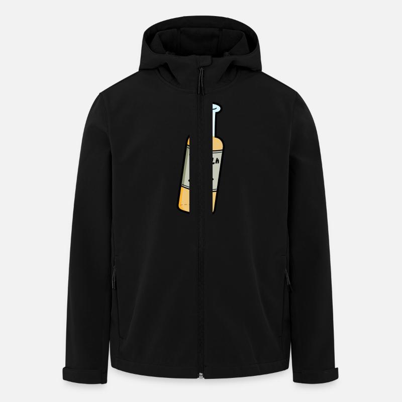 Tequila - Recycelte Männer Softshell-Jacke von Stanley/Stella - Schwarz