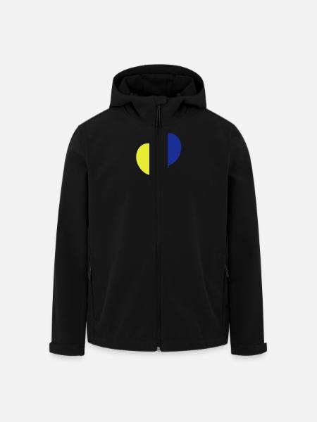 luftballons - Recycelte Männer Softshell-Jacke von Stanley/Stella - Schwarz