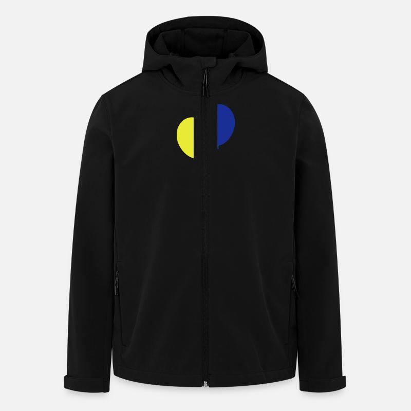 luftballons - Recycelte Männer Softshell-Jacke von Stanley/Stella - Schwarz