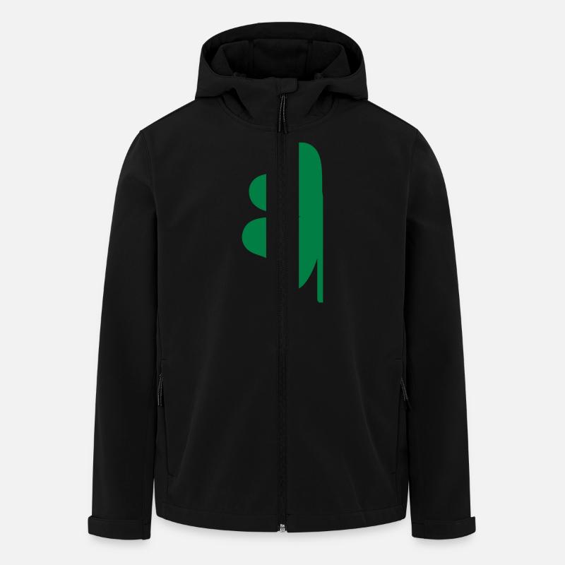 Shamrock - Veste softshell homme en polyester recyclé Stanley/Stella - noir
