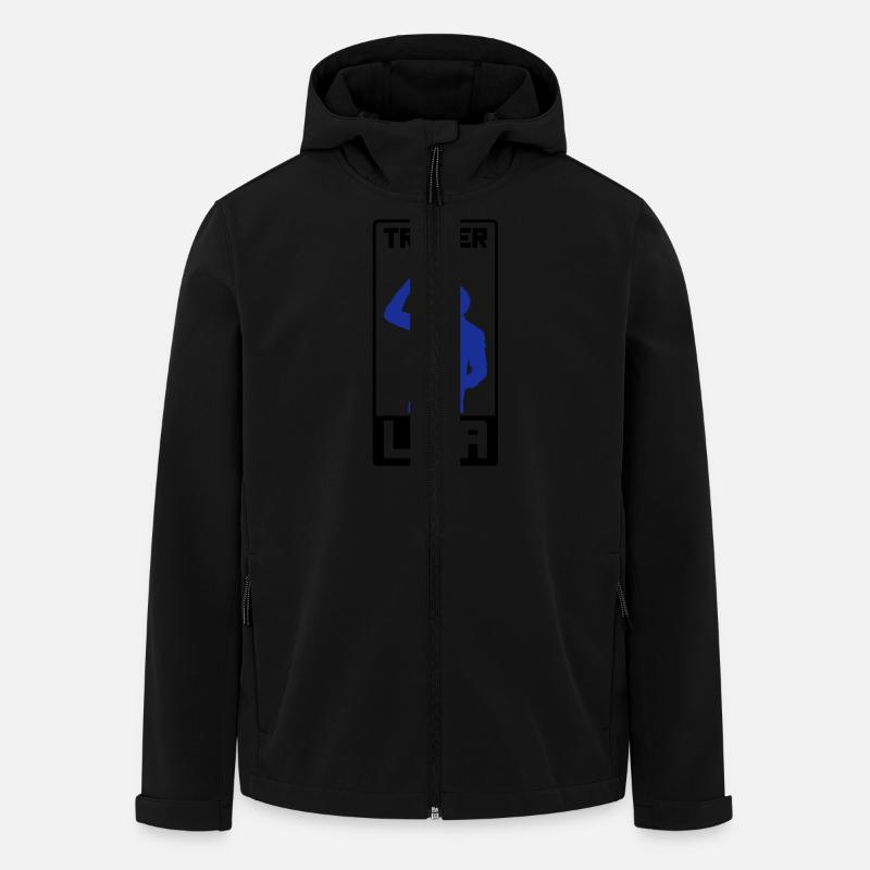 trinker liga - Recycelte Männer Softshell-Jacke von Stanley/Stella - Schwarz