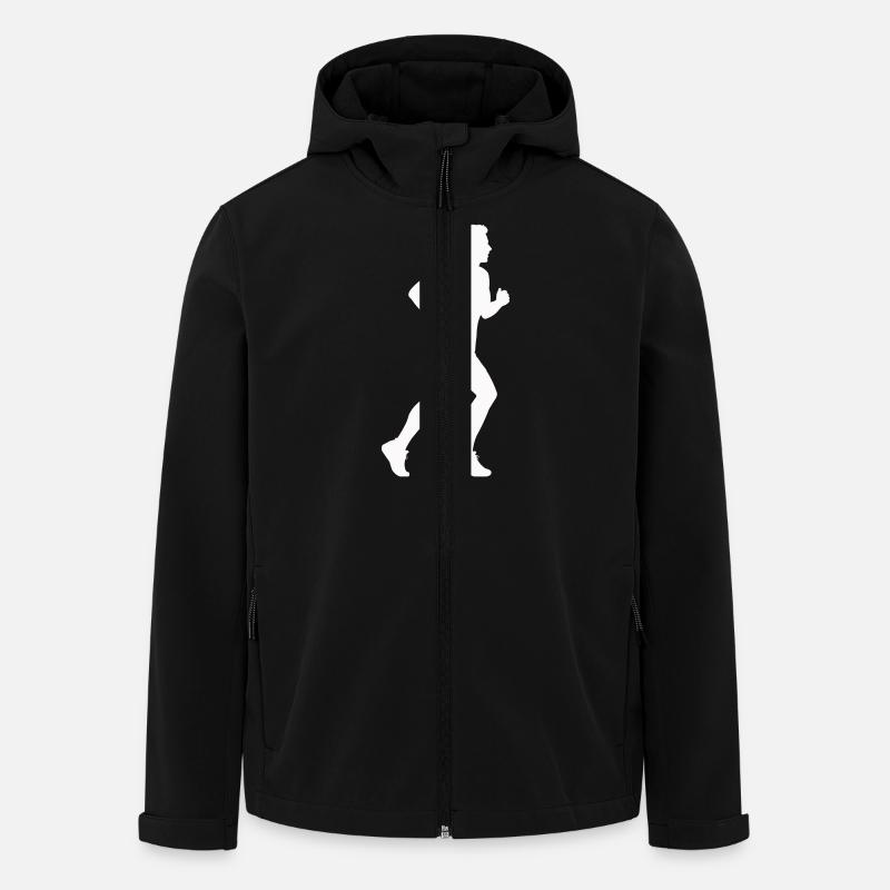 jogger - Recycelte Männer Softshell-Jacke von Stanley/Stella - Schwarz