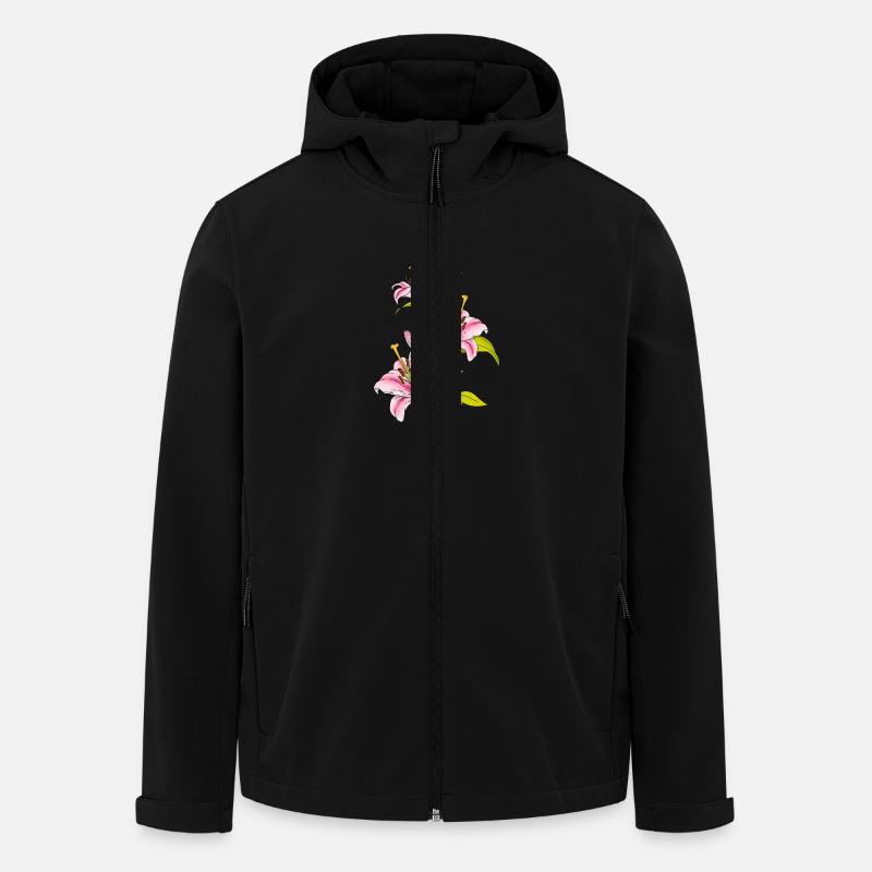 Lilie - Recycelte Männer Softshell-Jacke von Stanley/Stella - Schwarz