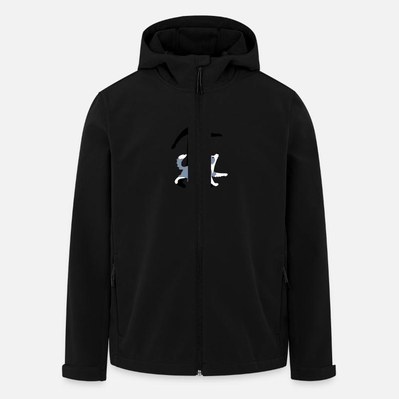 Dog Dancing 3-5 - Recycelte Männer Softshell-Jacke von Stanley/Stella - Schwarz