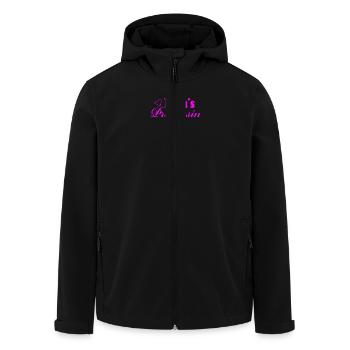 Papa´s Prinzessin - Recycelte Männer Softshell-Jacke von Stanley/Stella - Schwarz - Vorne - AI Model Male 185 light (185cm)