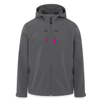 70th Birthday - Men’s Recycled Softshell Jacket by Stanley/Stella - black - Front - AI Model Male 185 light (185cm)