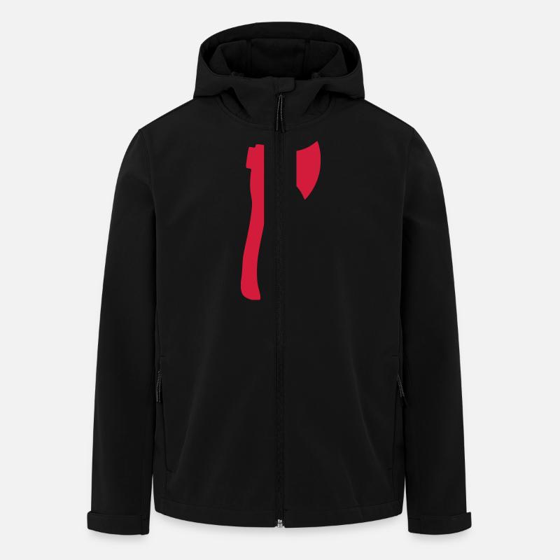 Pirat Segelzeichen - Recycelte Männer Softshell-Jacke von Stanley/Stella - Schwarz