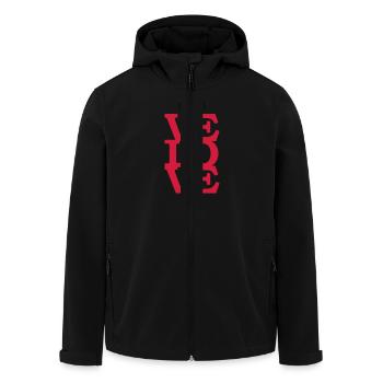 VELOVE - Recycelte Männer Softshell-Jacke von Stanley/Stella - Schwarz - Vorne - AI Model Male 185 light (185cm)