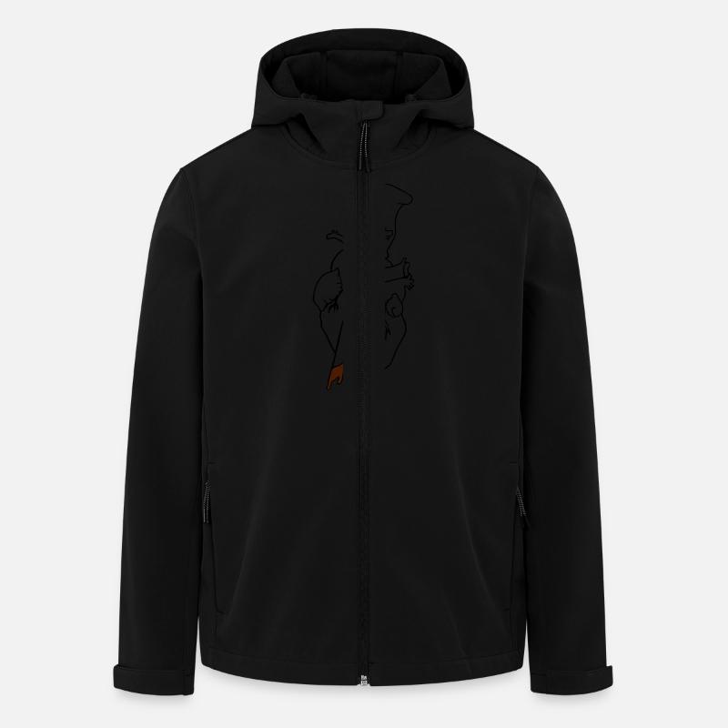 trust - Recycelte Männer Softshell-Jacke von Stanley/Stella - Schwarz