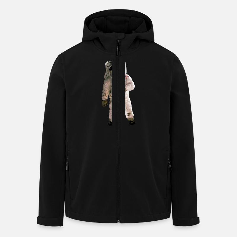 Astronaut - Recycelte Männer Softshell-Jacke von Stanley/Stella - Schwarz