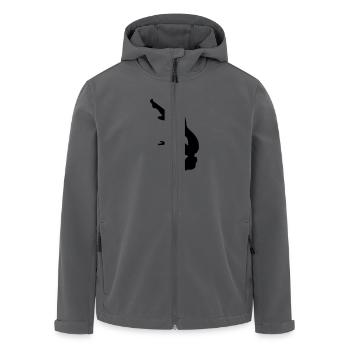Pole Dance - Recycelte Männer Softshell-Jacke von Stanley/Stella - Schwarz - Vorne - AI Model Male 185 light (185cm)