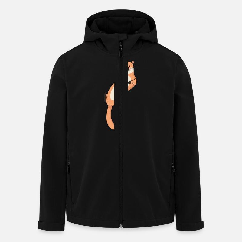 Otter - Recycelte Männer Softshell-Jacke von Stanley/Stella - Schwarz