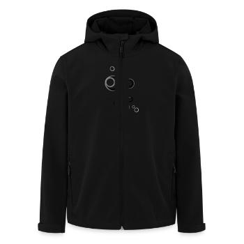 Kreise - Recycelte Männer Softshell-Jacke von Stanley/Stella - Schwarz - Vorne - AI Model Male 185 light (185cm)