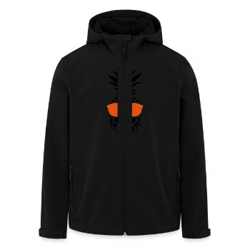 Coole Ananas - Ananas - Sonnenbrille - Sommer - Recycelte Männer Softshell-Jacke von Stanley/Stella - Schwarz - Vorne - AI Model Male 185 light (185cm)