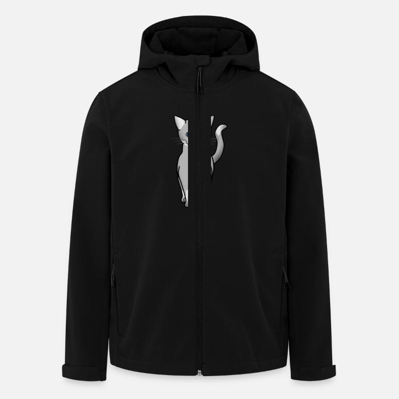 cat 1 - Veste softshell homme en polyester recyclé Stanley/Stella - noir