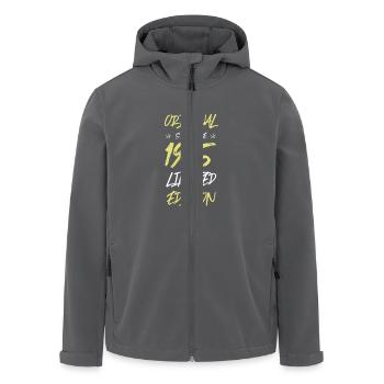 1965 limited edition - Recycelte Männer Softshell-Jacke von Stanley/Stella - Schwarz - Vorne - AI Model Male 185 light (185cm)