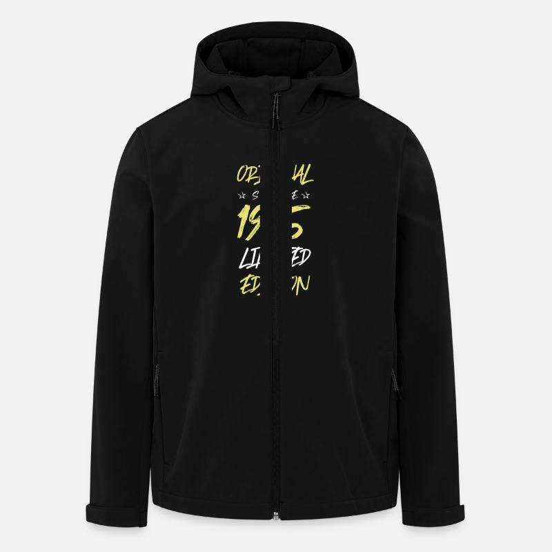 1995 limited edition - Recycelte Männer Softshell-Jacke von Stanley/Stella - Schwarz