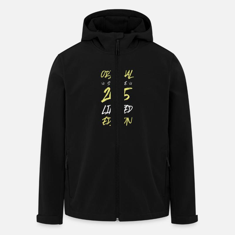 Édition limitée 2025 - Veste softshell homme en polyester recyclé Stanley/Stella - noir