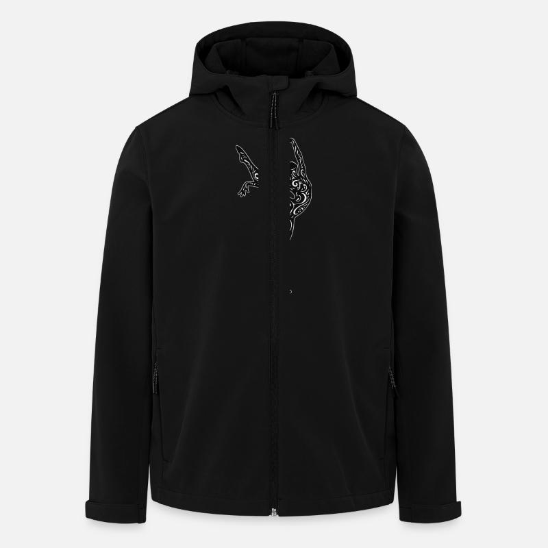 Gymnast with curls - Men’s Recycled Softshell Jacket by Stanley/Stella - black