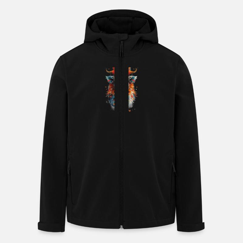 dyredesign - Softshelljakke herre i resirkulert polyester Stanley/Stella - svart