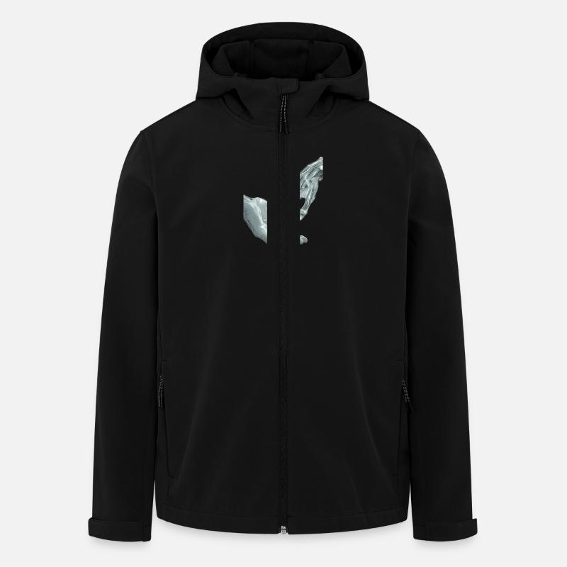 Hands - Men’s Recycled Softshell Jacket by Stanley/Stella - black