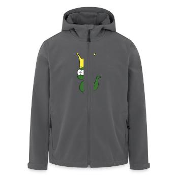 Le roi de la pêche - Veste softshell homme en polyester recyclé Stanley/Stella - noir - Devant - AI Model Male 185 light (185cm)