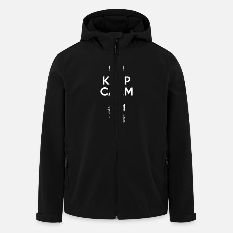 Keep Calm - Geige - Veste softshell homme en polyester recyclé Stanley/Stella - noir
