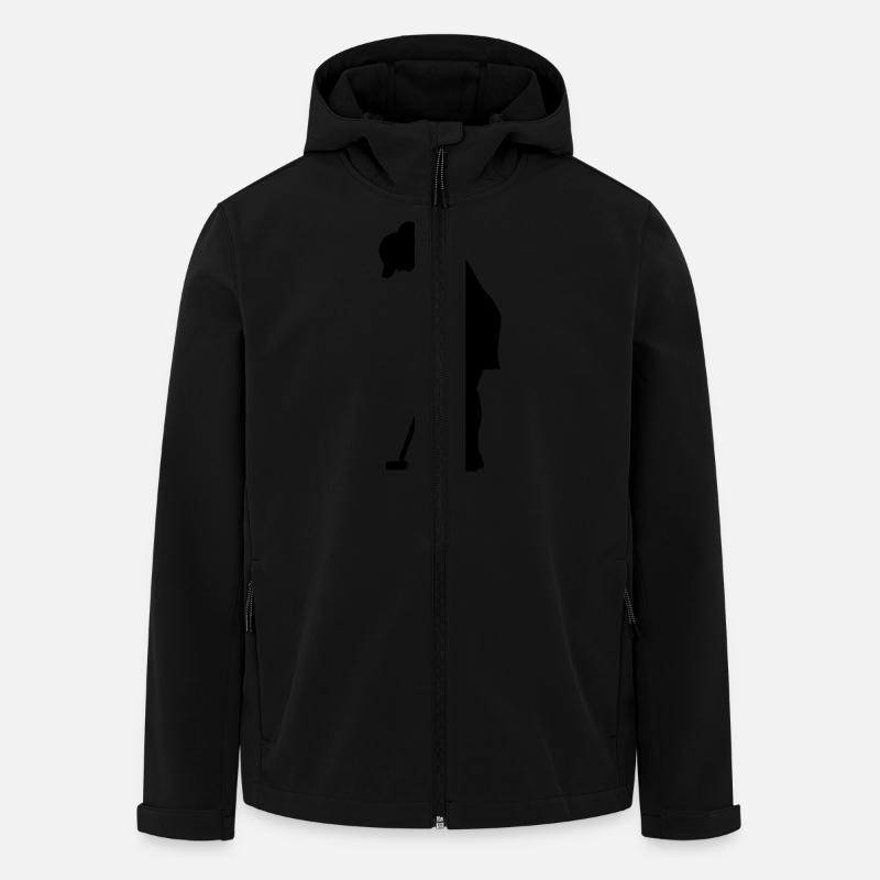 Golf Frau - Recycelte Männer Softshell-Jacke von Stanley/Stella - Schwarz